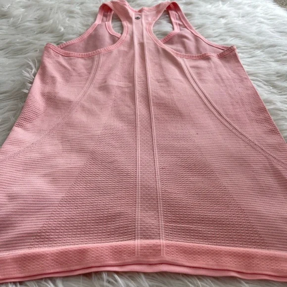 Peach lulu cool racer back tank top - Picture 5 of 6